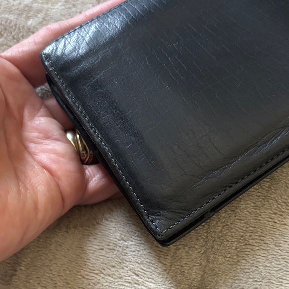 MCM Vintage  Black Leather Wallet - Picture 7 of 17